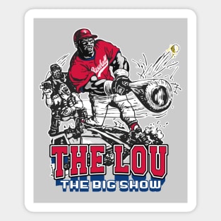 The Lou Big Stick Baseball Slugger Magnet